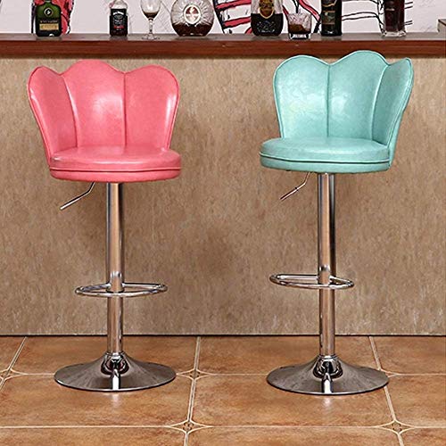 DINGZZ Solid Wood Bar Chair Household High Stool Reception Chair Simplicity Bar Nordic Barstool Backrest Stool Coffee Chair (Color : A)