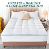 CYMULA Mattress Topper Full, Extra Thick Plush Soft Mattress Pad, Pillow Top Mattress Topper
