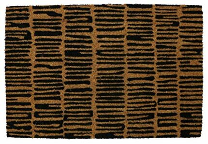 PRIDE OF PLACE Astley Rectangle Doormat | Blocks Design | Non-Slip PVC Backing | Heavy Duty Coir | Ideal for Indoor or Sheltered Outdoor Use | Wa