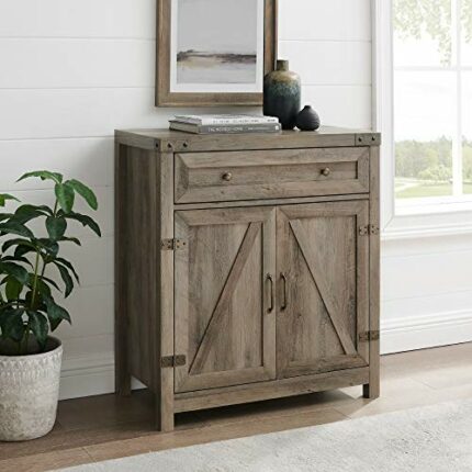 Eden Bridge Designs Accent Cabinet, Grey Wash, One Size