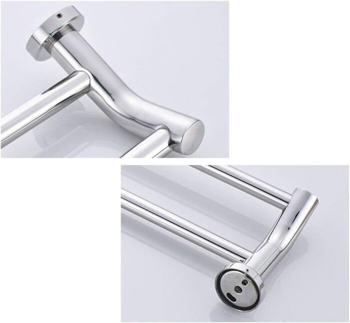 Bathroom Bathroom Towel Rack Stainless Steel Wall Mount Double Towel Bar Tower Hanger/40Cm