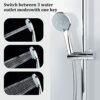 Shower Head with Hose Set, Universal Stainless Steel Shower Hose and Head 2m, Replacement Metal Shower Pipe Cable, High Pressure Shower Head with