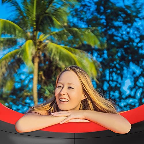 Hausdec Inflatable Lazy Sofa Foldable Chair Portable Outdoor Furniture for Travel Camping Picnic Beach