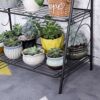 DINGZZ Simple Shoe Rack, Multi-layer Household Iron Shoe Cabinet Simple Assembly Dust Shoe Rack Black