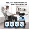 Ximstar Ergonomic Office Chair,Home Office Desk Chair with Adjustable Headrest & Armrest, High Back Mesh Computer Chair with Thickened Cushion &