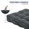 baibu Chair Cushions Large Square Seat Cushion Thickened Bench Mat Durable Floor Pillow Armchair Booster Cushion -50x50x10 CM