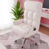 LZQDM Computer Chair Home Office Chair Nordic Leather Gamer Chair Backrest Lift Swivel Chair Sofa Live Seat Furniture Armchair