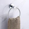 RAKUTE Towel Rack Stainless Steel Towel Shelf Bath Towel Ring Storage Holder Wall Mounted, for Kitchen, Bathroom, Toilet Bathroom Ring
