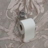 Croydex QM411141 Flexi-Fix Pendle Toilet Roll Holder, Chrome, Metal, 160 x 135 x 42mm