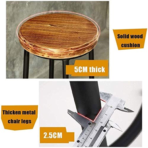 SDFGH Nordic light luxury bar chair simple net red bar stool front desk cafe restaurant leisure back high stool