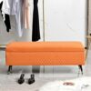 Storage Ottoman Bench for Bedroom, Premium Storage Bench End of Bed Upholstered Bench, Modern Bedroom Bench Entryway Bench Ottoman, for Bedroom,