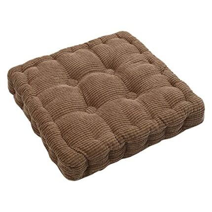 ASDF Garden Furniture Pad, Outdoor/indoor Water Thicken 2 Seater Bench And Patio Furniture Pad Cushion 50x50cm brown-6