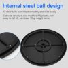 RMENOOR 360° Rotating Swivel Stand Turntable Heavy Duty Rotating Stand Lazy Susan with Steel Ball Bearings for TV Computer Monitor Laptop Speaker