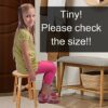 Yesland Little Wood Stool - 9.5 Inch/24cm Round Bamboo Shower Seat Stool Milking Stool - Anti Slip Small Short Stool for Kids, Adults, Shoe Chang