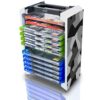 ADZ Game Storage Tower – Universal Games Storage Tower – Stores 12 Game or Blu-Ray Disks – Game Tower Rack for PS4, PS5, Xbox One, Xbox Series X/