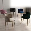 dining chair Modern Dressing Chair for Makeup Room, Bedroom Dressing Chair Reception Room Back Chair Dining Chair Company Lounge Chair Metal Weld