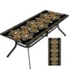Tablecloth for Folding Table, boho Picnic Table Cover, Waterproof Fitted Table Covers for 6 Foot Tables, Elastic Rim Plastic Table Cover for Picn