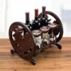 NEOCHY Countertop Rustic Wine Rack，Wine Display Storage Wine Rack Wine Storage European Grape Wine Glass Rack