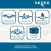 Setex Mattress Topper, Polyester, White, 75 x 90 x 1 cm