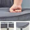 dining chair Kitchen Dining Room Furniture Chairs Dining Chair Set Of 4 with Metal Legs Velvet Seat And Backrests For Lounge Kitchen Bedroom Livi