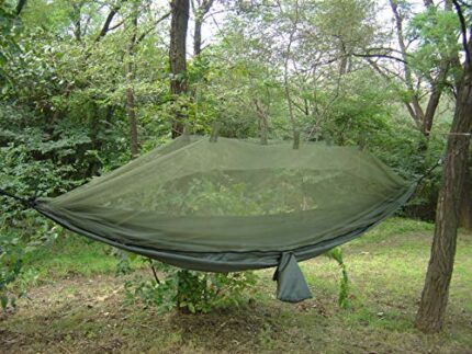 Snugpak | Jungle Hammock | with built in Mosquito Net & sleeve protectors (Olive)