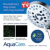AquaCare High Pressure 8-mode Handheld Shower Head - Anti-clog Nozzles, Built-in Power Wash to Clean Tub, Tile & Pets, Extra Long 6 ft. Stainless