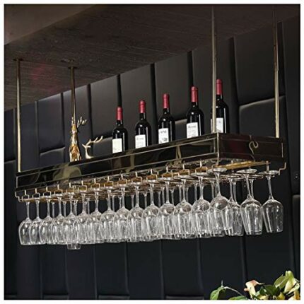 Stylish Simplicity Industrial Stylish Simplicity Down Wine Glass Holder Stainless Steel Metal Retro Stylish Simplicity Glass Wine Glass Goblet Bo