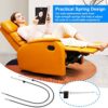 2 Pcs Recliner Release Pull Handle Universal Sofa Chair Recliner Replacement Handle Parts Metal Couch Style Pull Chair Release Handle with Cables