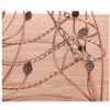 DLOETT Iron Wine Rack- Creative Wine Rack,2 Bottles Swing Iron Art Cup Holder Living Room Countertop Ornaments European Style,Bar Restaurant
