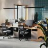 Flash Furniture Office Chair, Ergonomic Office Chair with Mesh Back Support, Contoured and Height Adjustable Seat and Tilt Lock Lever, Grey, 64.7