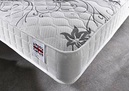 Bed Centre- Ortho Sprung With Memory Foam Quilted Mattress Medium Soft (2ft6 Small Single)