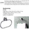 Haceka Allure Bath Towel Ring