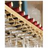 Stylish Simplicity Down Wine Glass Stylish Simplicity Rack Vintage Wrought Iron Household Simple Goblet Bracket Kitchen Cutlery Bottle Holder Adj