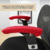 Zerodis Office Chair Arm Cover Elastic Stretchable Armrest Cover Comfortable Chair Arm Pad Removable Chair Armrest Cover for Home Office and Bar(