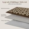 AIZIBLISH Front Door Mats, Non-Slip Absorbent Door Mats Indoor, Resist Dirt Door Rug, Classic Geometric Pattern Rugs for Entryway Indoor, Outdoor
