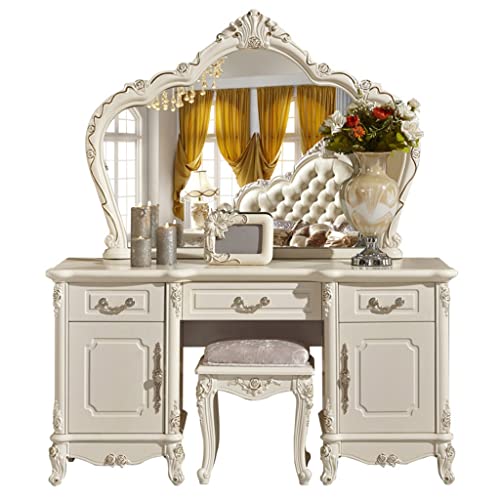 maozi Dressing Table Bedroom Dressing Cabinet Small Household Vanity Table Princess Style Vanity Cabinet
