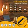 Wall Mounted Wine Rack Holders Set of 2, Under Cabinet Hanging Wine Rack, Metal Wine Bottle Display Holder with Mounting Hardware, Wall Mounted R