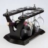 ZYZMH European Solid Wood Wine Glass Holder, Decoration Creative Living Room Wine Cabinet Decoration Home