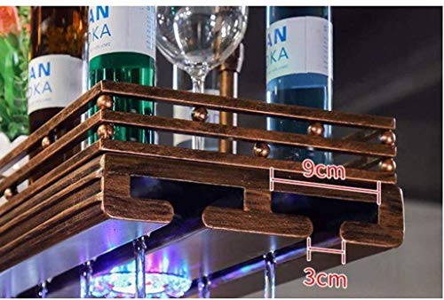 OUSIKA Wine Racks,Wine Lovers/Ceiling Wine Racks Hanging Wine Glass Rack Red Wine Cup Holder Goblet Rack Bottle Rack Glass Rack Stemware Racks Vi