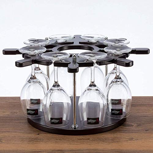 CZDYUF Solid Wood Wine Glass Holder, Decorative Goblet Holder Hanging Creative European Wine Glass Holder