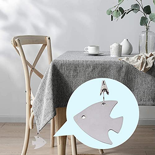 mellystore 8PCS Stainless Steel Tablecloth Weights Outdoor Tablecloth Clamps Tablecloth Weights with Clips Decorative Tablecloth Clips for Party,