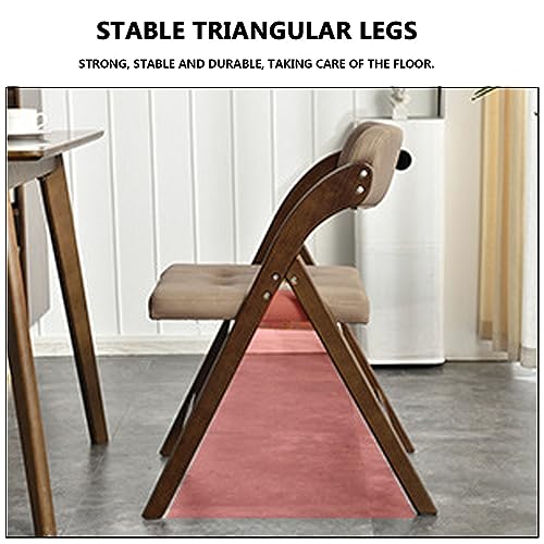 Solid Wood Stools, Kitchen Stools with Soft Cushion Counter Height Barstools with Vintage Farm Wooden Base for Kitchen Dining Cafe