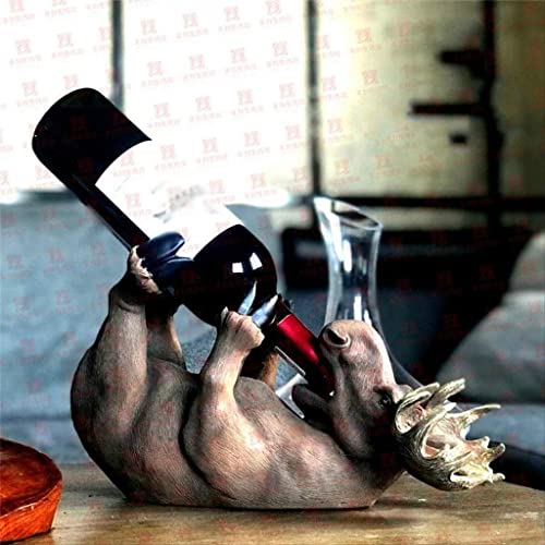 NEOCHY Wine Rack - Creative Wine Rack Decoration Display Home Wine Light