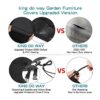ZXFYHD Garden Furniture Cover Patio,Furniture Covers Oxford Fabric 600D Furniture Dustproof Cover For Rattan Table Cube Chair Sofa Waterproof Rai