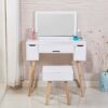 DINGZZ Dressing Table Minimalist Bedroom Storage Cabinet Nordic Makeup Table Net Red Makeup Home Mini Cosmetic Table
