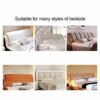 Zoey's store Easy-Going Stretch Bed Headboard Slipcover,Small Square Jacquard Bed Head Cover, Dustproof Protector Cover for Bedroom Decor (Navy B