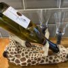 G&H Decor - Adorable 36cm Giraffe Wine Bottle Holder Figure - Home Decor Rack Figurine with Amazing Detail - Decorative Kitchen Countertop or Tab