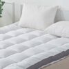 YZ HOMTEX Mattress Topper Mattress Pad Protector - Quality Plush Luxury Down Alternative Pillow Top - 3inch Extra Thick Mattress Cover (Short Que