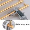 Towel Rack Wall Mounted With Swivel Rails,Holds 4 Towels,Ideal As Bathroom Towel Rail Or Kitchen Tea Towel Holder,Polished