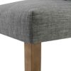 A&B Home Dining Chair, Rubberwood, Dim Gray